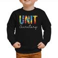 Unit Secretary Women Tie Dye Back To School Appreciation Day Graphic Toddler Sweatshirt Unit Secretary Women Tie Dye Back To School Appreciation Day Graphic Toddler Sweatshirt