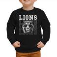Vintage Lions School Spirit Fan Team Back To School Graphic Toddler Sweatshirt Vintage Lions School Spirit Fan Team Back To School Graphic Toddler Sweatshirt