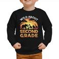 Wild About Second Grade Zoo Animals Back To School Safari Graphic Toddler Sweatshirt Wild About Second Grade Zoo Animals Back To School Safari Graphic Toddler Sweatshirt