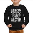 Wildcats School Sports Fan Team Spirit Back To School Graphic Toddler Sweatshirt Wildcats School Sports Fan Team Spirit Back To School Graphic Toddler Sweatshirt
