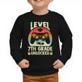 Women's Level 7th Grade Unlocked Back To School 7th Grade Boys Graphic Toddler Sweatshirt