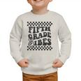 1st Day Of 5th Grade Vibes Retro Girls Back To School Boys Graphic Toddler Sweatshirt 1st Day Of 5th Grade Vibes Retro Girls Back To School Boys Graphic Toddler Sweatshirt