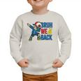 Bruh We Back To School Dabbing First Day Of School Graphic Toddler Sweatshirt