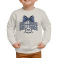 Bulldogs Mascot Team Spirit Sports Fan Back To School Graphic Toddler Sweatshirt