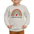 Bus Driver Rainbow Appreciation Day Hello Back To School Graphic Toddler Sweatshirt