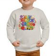 Crayon Crew Cute Back To School Vibes Student Graphic Toddler Sweatshirt