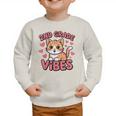 Cute Cat 2nd Grade Vibes Back To School Second Grade Girls Graphic Toddler Sweatshirt Cute Cat 2nd Grade Vibes Back To School Second Grade Girls Graphic Toddler Sweatshirt