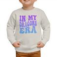 In My Dragons Era Back To School Spirit Game Retro Groovy Graphic Toddler Sweatshirt