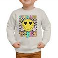 Girls 1st Grade Vibes Smile Face Back To School First Grade Graphic Toddler Sweatshirt Girls 1st Grade Vibes Smile Face Back To School First Grade Graphic Toddler Sweatshirt