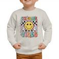 Groovy Sixth 6TH Grade Vibes Back To School First Day Kids Graphic Toddler Sweatshirt