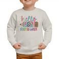 Hello Fourth Grade Tie Dye Pencil Back To School 4th Grade Graphic Toddler Sweatshirt