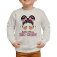 Little Miss 3rd Grade Messy Bun Back To School Graphic Toddler Sweatshirt Little Miss 3rd Grade Messy Bun Back To School Graphic Toddler Sweatshirt