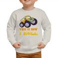 Monster Truck School Bus This Is How I Roll Back To School Graphic Toddler Sweatshirt