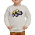 Monster Truck School Bus Yellow Back To School Kids Toddler Graphic Toddler Sweatshirt