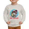 O’Fish-Ally a 1st Grade Mom Back To School Premium Tri-Blend Graphic Toddler Sweatshirt
