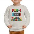 Pre-K Level Unlocked Back To School Video Game Graphic Toddler Sweatshirt