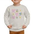 Retro Groovy Back To School Coquette First Day Of School Graphic Toddler Sweatshirt Retro Groovy Back To School Coquette First Day Of School Graphic Toddler Sweatshirt