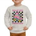 Rolling Into Kindergarten Roller Skating Girl Back To School Graphic Toddler Sweatshirt