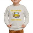 School Bus Driver Kindness Humor Back To School Quote Premium Tri-Blend Graphic Toddler Sweatshirt