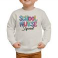 School Nurse Squad Tie Dye Back To School Appreciation Graphic Toddler Sweatshirt School Nurse Squad Tie Dye Back To School Appreciation Graphic Toddler Sweatshirt