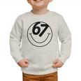 Six Seven Meme Viral Internet Sound 67 Back To School Graphic Toddler Sweatshirt