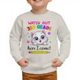 Watch Out 3rd Grade Here I Come Girls Cat Back To School Graphic Toddler Sweatshirt