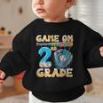2nd Grade Back To School Baseball Drip Ice Cream Game On Graphic Toddler Sweatshirt
