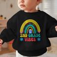 2nd Grade Vibes Back To School Rainbow Second Grade Graphic Toddler Sweatshirt