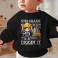 5th Grade Ready For Digging Construction Girl Back To School Graphic Toddler Sweatshirt