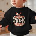 Back To School Retro Apple PRE-K Classroom Graphic Toddler Sweatshirt Back To School Retro Apple PRE-K Classroom Graphic Toddler Sweatshirt
