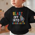 Blast Off Into Kindergarten Back To School Rocket Graphic Toddler Sweatshirt