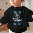 Boys Skeleton Riding a Shark Back To School Graphic Toddler Sweatshirt