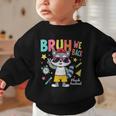 Bruh We Back Raccoon Back To School Graphic Toddler Sweatshirt Bruh We Back Raccoon Back To School Graphic Toddler Sweatshirt