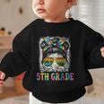Bruh I'm In 5th Grade Back To School Messy Bun Tie Dye Headb Graphic Toddler Sweatshirt Bruh I'm In 5th Grade Back To School Messy Bun Tie Dye Headb Graphic Toddler Sweatshirt
