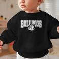 Bulldogs High School Spirit Fan Team Bulldog Back To School Graphic Toddler Sweatshirt