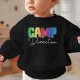 Camp Director Counselor Camper Camping Back To School Graphic Toddler Sweatshirt