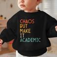 Chaos But Make It Academic Retro Back To School Graphic Toddler Sweatshirt Chaos But Make It Academic Retro Back To School Graphic Toddler Sweatshirt