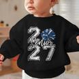 Class Of 2027 Cheer Blue Senior 2027 Back To School Graphic Toddler Sweatshirt