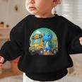 Dinosaur Kids Riding a Bus Back To School Ready To Crush Graphic Toddler Sweatshirt Dinosaur Kids Riding a Bus Back To School Ready To Crush Graphic Toddler Sweatshirt