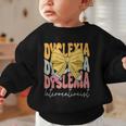 Dyslexia Interventionist Groovy Coquette Bow Back To School Graphic Toddler Sweatshirt