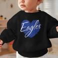 Eagles Heart Back To School Spirit B Graphic Toddler Sweatshirt