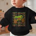 First Day Of 1st Grade Level Begins Back To School Girl Boy Graphic Toddler Sweatshirt First Day Of 1st Grade Level Begins Back To School Girl Boy Graphic Toddler Sweatshirt