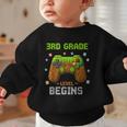 First Day Of 3rd Grade Level Begins Back To School Boy Graphic Toddler Sweatshirt