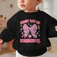 First Day Of Homeschool Coquette Back To School Girls Graphic Toddler Sweatshirt