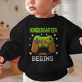 First Day Of Kindergarten Level Begins Back To School Graphic Toddler Sweatshirt First Day Of Kindergarten Level Begins Back To School Graphic Toddler Sweatshirt