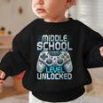 First Day Of Middle School Level Unlocked Back To School Graphic Toddler Sweatshirt First Day Of Middle School Level Unlocked Back To School Graphic Toddler Sweatshirt
