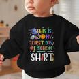 This Is My First Day Of School Boys Girls Kid Back To School Graphic Toddler Sweatshirt