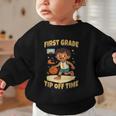 First Grade Basketball Back To School Slam Dunk Style Graphic Toddler Sweatshirt