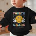 Fourth Grade Vibes Retro Smile Back To School 4th Grade Team Graphic Toddler Sweatshirt Fourth Grade Vibes Retro Smile Back To School 4th Grade Team Graphic Toddler Sweatshirt