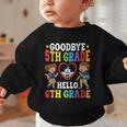 Goodbye 5th Grade Hello 6th Grade Graduate Back To School Graphic Toddler Sweatshirt